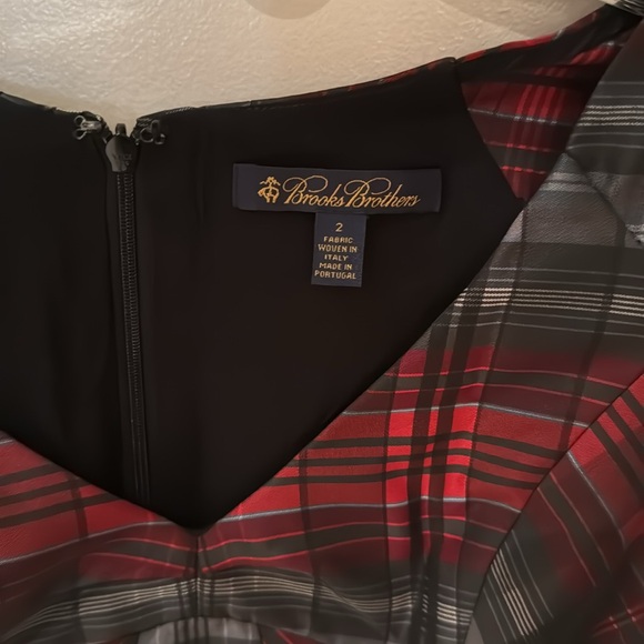Brooks Brothers Tartan Jacquard Dress ❣️ Size 2 - Picture 7 of 9